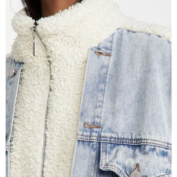 Blank NYC sherpa jacket size S NWT - Picture 2 of 9
